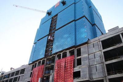 山東金牛建材市場主體封頂，專業建材家居市場再升級