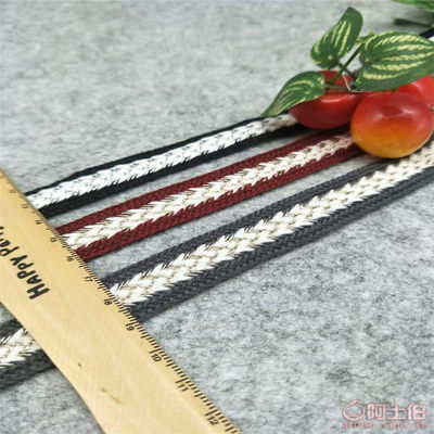 雙色夾銀絲編織帶 服飾家紡DIY的時(shí)尚利器